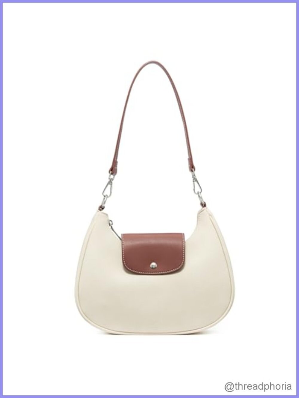 Vegan Leather Hobo Shoulder Bag RFID Blocking Anti Theft Women